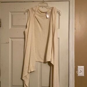 Eileen Fisher Knitted Shaped Cascading Vest​